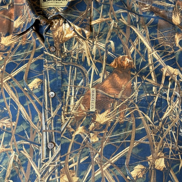 MAGELLAN Mens Camo & Hunting Lab Long Sleeve Button Down - Picture 2 of 5